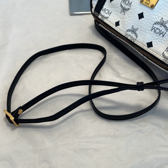 MCM Monogram Papillon Crossbody Bag - Picture 11 of 13